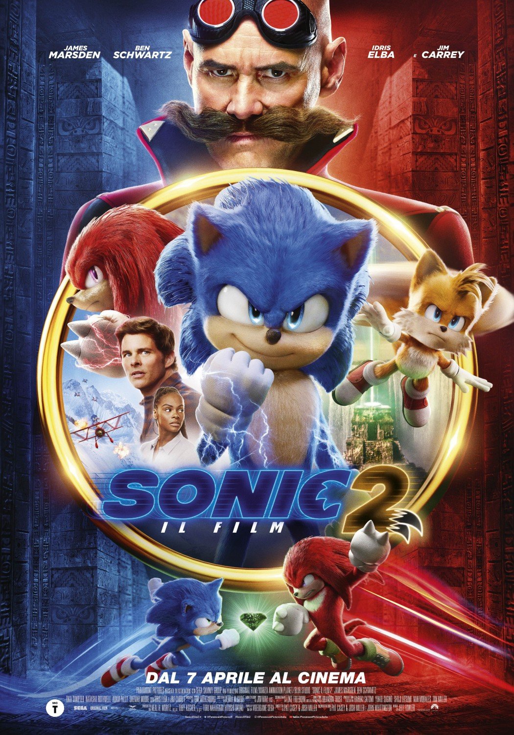 locandina Sonic 2 - Il film