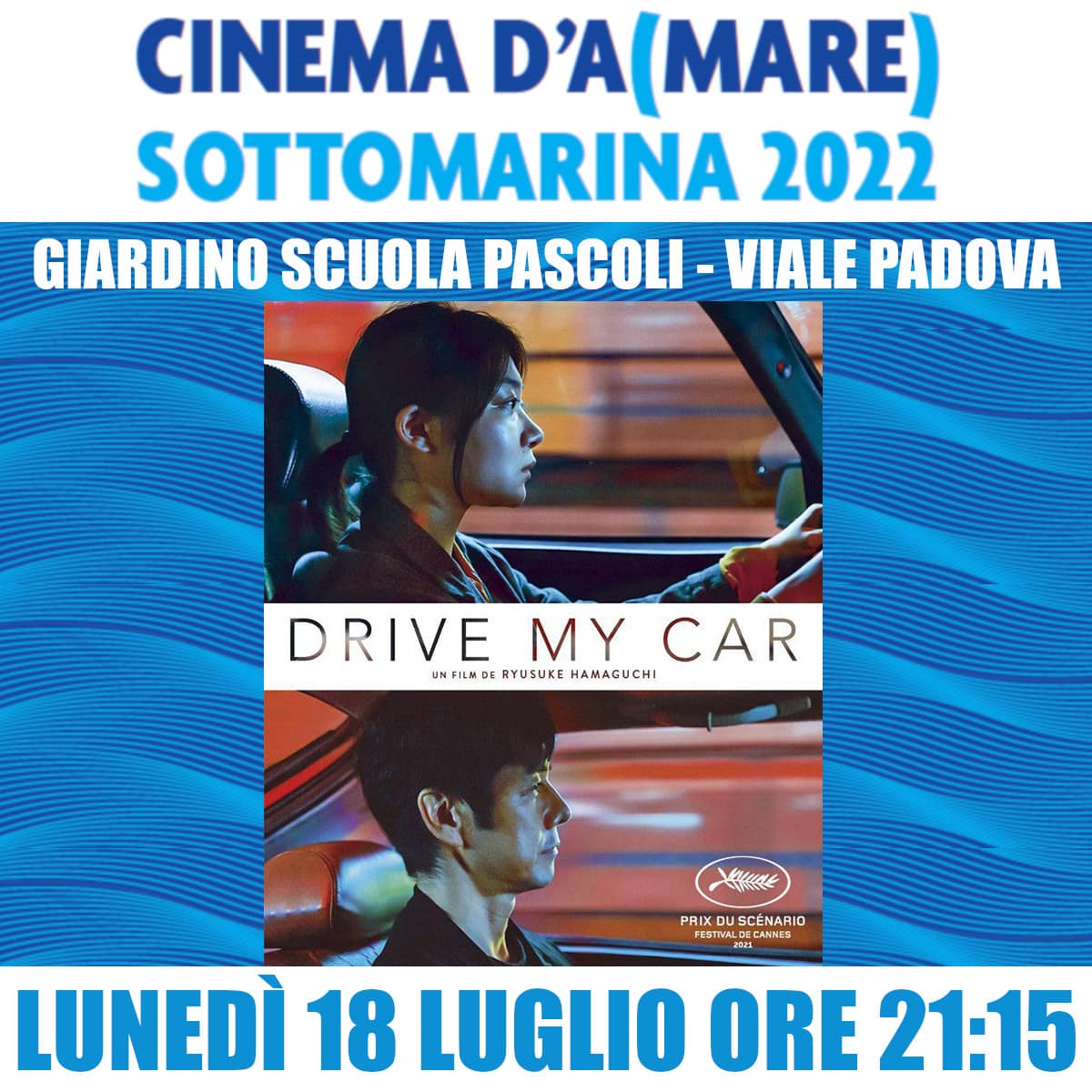 cinema d'amare Sottomarina- drive my car