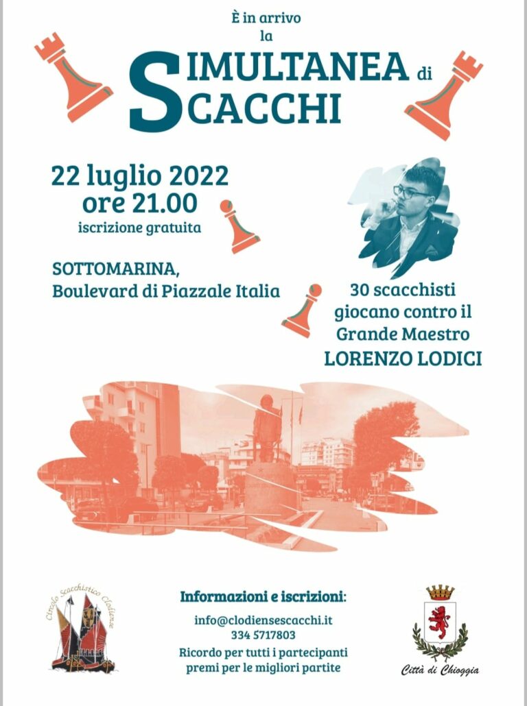 simultanea di scacchi